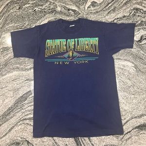 Vintage NYC Statue Of Liberty T-Shirt Mens Large Fruit Of The Loom 1994 New York
